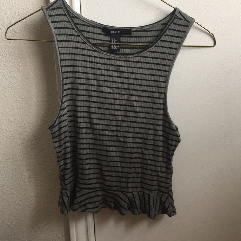 Forever 21 striped tank top